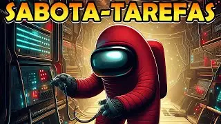Virei o SABOTA-TAREFAS e faço TAREFAS EXPLODIREM no Among Us Mod