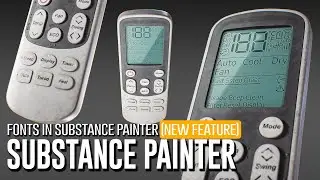Fonts in Substance painter (new feature)