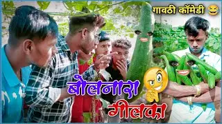 बोलणारा गिलका 🥒🥒||Bolnara Gilka||BF Comedy Boy||Gavthi Comedy Video||Marathi