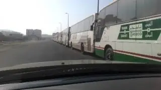 باصات الحجاج في حارتنا