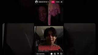 Jungkook IG Live with V Tae Hyung 2.1.23