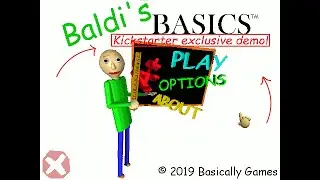 Trying out Baldi's Basics Kickstarter Exclusive Demo in 2022!