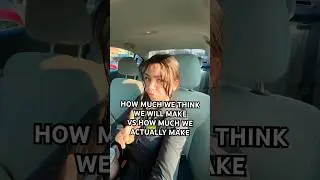 HOW MUCH WE THINK WE WILL MAKE VS HOW MUCH WE ACTUALLY MAKE 🤑 #money #shorts #vlog
