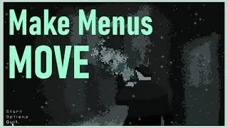 Godot 4 moving main menu parallax background tutorial