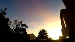 Backyard Sunrise Time Lapse