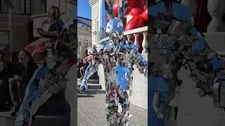 The mirror hare on Bauman Street in Kazan