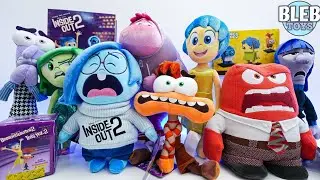 Inside out 2 Disney Pixar toy collection unboxing ASMR | completing the Plushies toys from Disney