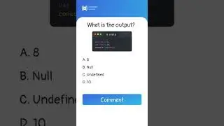 JavaScript: What is the output? #javascript #shorts