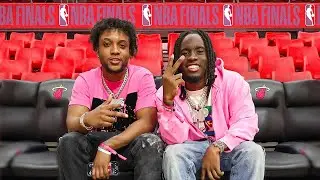 COURTSIDE AT THE NBA FINALS With AMP VLOG
