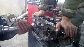 Распил ГБЦ 16V фреза собственного производства...