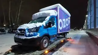 Дальнобой, рейс в питер, сломался газон next, дтп