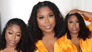 DIY Boho Knotless Braids 100% Human Hair Curls | QVR Hair