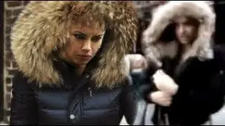 Paparazzi follow Adriana Lima in NYC 2006