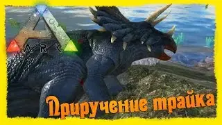 ARK: Survival Evolved #24 Приручение трицератопса (трайка)