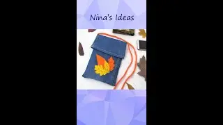 DIY Sweet Pouch You Can Easy Do From Old Jeans - Easy Denim Crossbody Bag Recycling