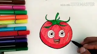 Pomidor rasmini chizish 🍅 | Oson rasm chizish