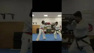 Feint  single leg takedown + overhand (kuchiki taoshi + yamazuki) Karate MMA - # shorts