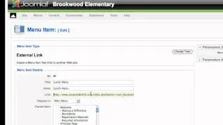 Updating Lunch PDF Menu Links