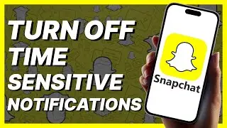 How To Turn Off Time Sensitive Notifications On Snapchat (2024)