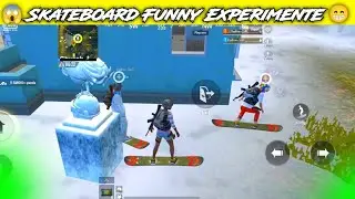 BEST FUNNY SKATEBOARD EXPERIMENT OMG FUNNY MOMENTS IN PUBG LITE 