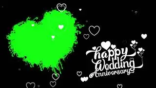 happy wedding anniversary black screen template || anniversary song status