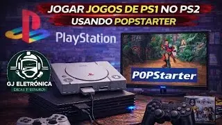 COMO JOGAR JOGOS DE PS1 NO PS2 PELO POPStarter. Jeito fácil.