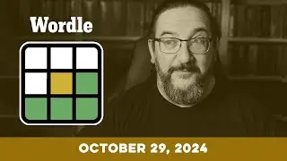 Doug plays today's NYT Wordle Puzzle Game for 10/29/2024