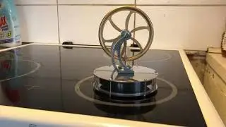 Sterling Engine from AliExpress Starting up on Stove