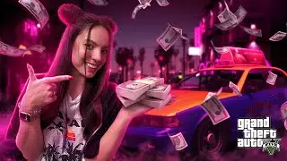 🚕 Таксую для души в GTA 5 RP #2