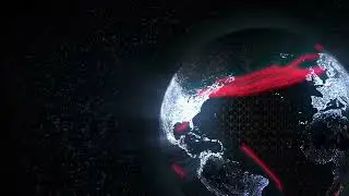 Earth Globe Rotation Loop | 4K - Ultra HD | TV NEWS Animation | Free Stock Video