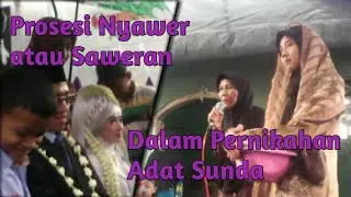 Kidung Prosesi Nyawer atau Saweran dalam Pernikahan Adat Sunda