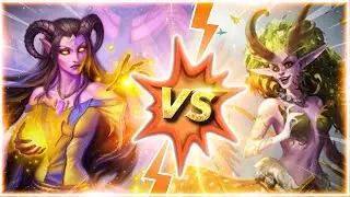 EPIC Showdown Druid VS Priest! - Hearthstone Showdown in the Badlands