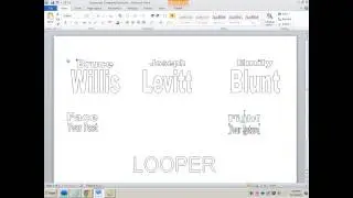 Making Posters in Word