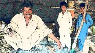 How to make Hand make Toys ( Make a Simple Old Toy ) Dholo.Small Drum Music