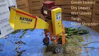 Katran Dleaf 202 - Leaf and Garden Waste Shredder for composting/ mulching