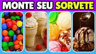 🍧MONTE O SEU SORVETE DOS SONHOS 🍨| ESCOLHA SEUS INGREDIENTES PERSONALIZADOS| #quiz