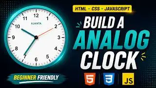 Creating a Basic Analog Clock with HTML, CSS, and JavaScript