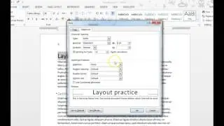 Character Spacing in Word