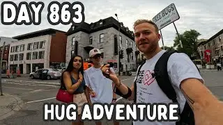 Free hug adventure summary, Montreal, Canada - Day 863