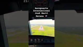 Airbus 330 ✈️ Landing🛬 Runway 06 at Aeropuerto International José Martí, Havana 🇨🇺 wait❗️#shorts