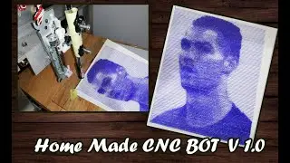CNC Pen Plotter Draws Cristiano Ronaldo