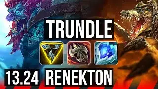 TRUNDLE vs RENEKTON (TOP) | Rank 5 Trundle, Comeback, Legendary, 9/3/8 | KR Master | 13.24