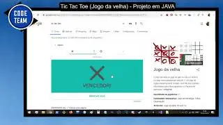 Tic Tac Toe - Array e Métodos em JAVA