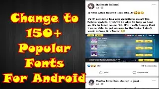 How to change Font Style on Android Devices [Without Root 2020]