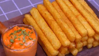 Perfect Crispy Potato Bar :: Super Delicious Cheese Sauce