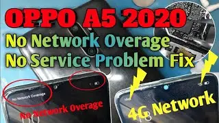 oppo A5 2020 No Network Overage & No Service Problem Fixed.