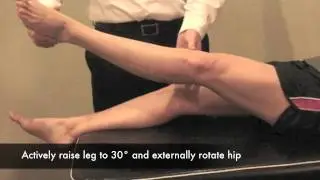 Resisted Straight Leg Raise Test in External Rotation (CR)