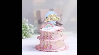 3D Birthday Cake Greeting Card