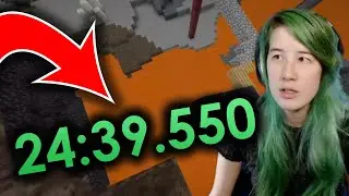 speedrunning minecraft but i'm a WOMAN *shocking*