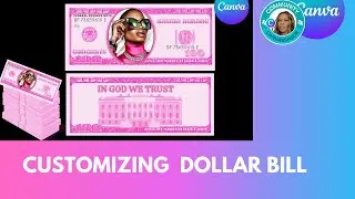 Edit Like a PRO $100 Dollar Bill Canva Template in Minutes!